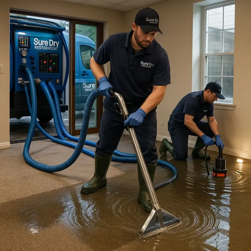 Water Extraction and Removal process in Mosheim, TN